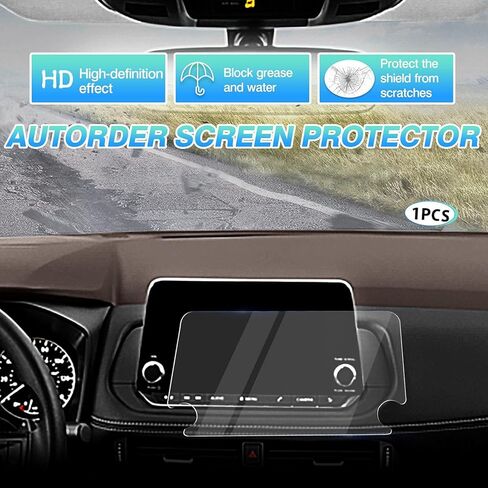 Autorder 2 قطعة واقي للشاشة لنيسان باثفندر 2022 2023 2024 ملحقات 9 بوصة زجاج مقسى 9H ملاحة شاشة لمس طبقة رقيقة واقية in Saudi Arabia