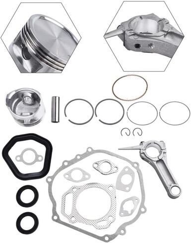 مجموعات إعادة البناء لمولد GX390 13HP محرك جزازة العشب محرك المكبس الدائري ربط قضيب ختم جوانات المحرك 13101-ZF6-W00 متوافق مع قطع غيار السيارات والدراجات النارية in Saudi Arabia