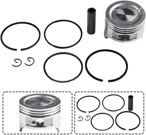 Lawnmower Piston Yard Rings Replacement Standard 60mm Bore Compatible With Automotive Motorcycle Parts For Part Number 13101-ZH7-010 in Saudi Arabia