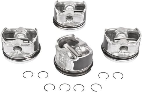 4pcs Pistons And Rings Compatible With Automotive Motorcycle Parts For Part Number 06B107065N 06B107065F 06B107099AG 06B107099R in Saudi Arabia