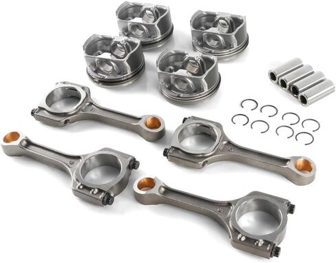 Engine Connecting Rods Pistons Rings Set 23040-2G500 23410-2G500 Compatible With Automotive Motorcycle Parts Optima Sonata 2.4L 2359CC L4 DOHC in Saudi Arabia