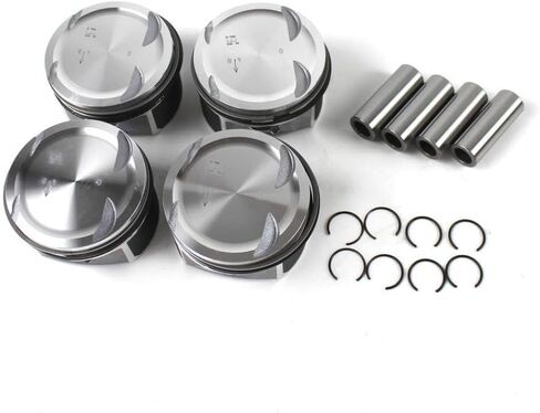 M271 1.8 Engine Pistons And Rings Set 82mm 2710302217 2710300024 2710306617 A2710300024 Compatible With Automotive Motorcycle Parts W203 W204 A209 C200K For Part Number in Saudi Arabia