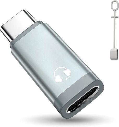 محول TiMOVO USB C إلى USB 2 حزمة، محول USB C ذكر إلى USB A 3.2 بسرعة 10 جيجابت في الثانية مع وظيفة OTG شحن سريع لهاتف iPhone 15 Pro Max/iPad/iMac/MacBook Pro، Thunderbolt 4/3، رمادي فلكي in Kuwait