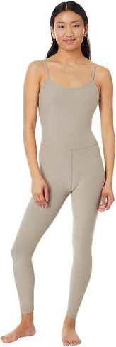 Beyond Yoga Women's Spacedye Uplevel Midi Jumpsuit, Darkest Night, Black, M in Saudi Arabia