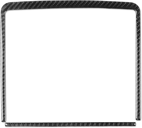 Real 3K Black Car Dashboard Central Clock Display/AC Vent Surround Frame Sticker Auto Interior Accessories Compatible with Ford Escape XLS XLT Hybrid 2008-2012/Mercury Mariner Hybrid 2008-2011 in Saudi Arabia