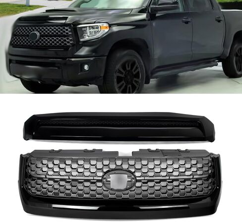 MIC Front Grille Grill Assembly Compatible with Tundra 2014-2021,Gray & Magnetic Gray (Magnetic Gray Trim) in Saudi Arabia