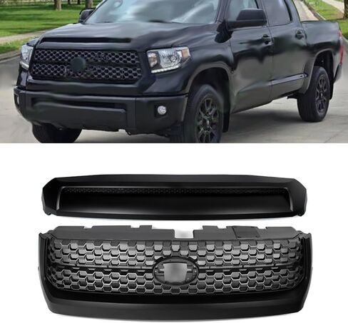 MIC Front Grille Grill Assembly Compatible with Tundra 2014-2021,Gray & Magnetic Gray (Magnetic Gray Trim) in Saudi Arabia