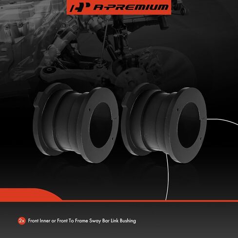 A-Premium 2 x Front To Frame or Front Inner Sway Bar Bushing Kit, Compatible with Toyota 4Runner 2010-2016 & Lexus GX460 2010-2016 in Saudi Arabia