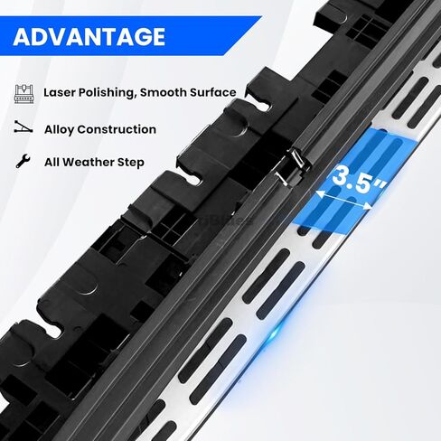 Running Boards Compatible with Mercedes Benz GLE W167 GLE350 GLE450 GLE450e GLE580 2020 2021 2022 2023 2024 2025 2026 Side Pedal with Brackets,2 PCS Right & Left Side Step Rail Nerf Bars (Silver) in Saudi Arabia