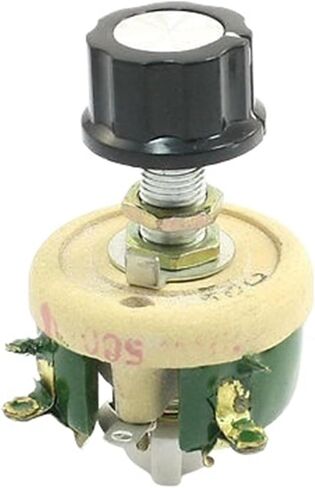 1 قطعة Wirewound السيراميك الجهد قابل للتعديل مقاومة مقاومة 25 واط 1R/2R/5R/10R/20R/30R/50R/100R(100R) in Kuwait