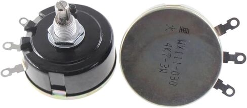 1Pcs WX111 WX030 3W single-turn wirewound potentiometer Sliding rheostat Adjustable resistance,Rotate, Knob switch(3.3K Ohm) in Saudi Arabia