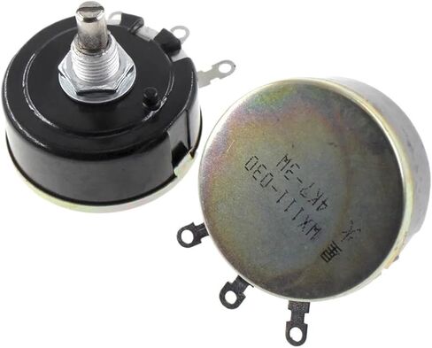 1Pcs WX111 WX030 3W single-turn wirewound potentiometer Sliding rheostat Adjustable resistance,Rotate, Knob switch(3.3K Ohm) in Saudi Arabia