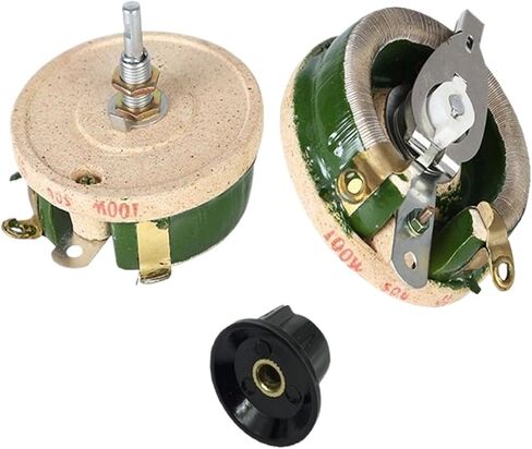 100 واط BC1 مقاومة متغيرة الطاقة، مقاوم جرح سلكي متغير، شكل قرص، مقاوم قابل للتعديل، مقاومة متغيرة منزلق (20R) in Kuwait