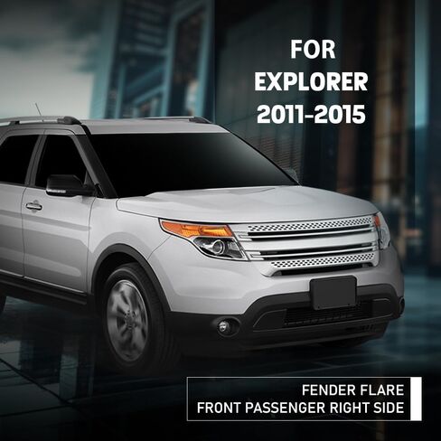 مشاعل حاجز ALLGOOD متوافقة مع Ford Explorer 2011-2015 FO1290126 BB5Z16039AA حافة حاجز العجلة الأمامية اليمنى in Saudi Arabia