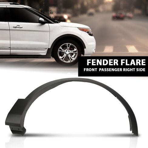مشاعل حاجز ALLGOOD متوافقة مع Ford Explorer 2011-2015 FO1290126 BB5Z16039AA حافة حاجز العجلة الأمامية اليمنى in Saudi Arabia