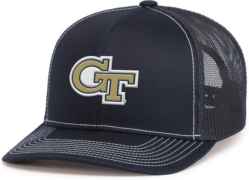 Pacific Headwear Standard NCAA Contrast Stitch Snapback Cap, Main in Kuwait