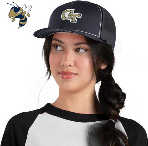 Pacific Headwear Standard NCAA Contrast Stitch Snapback Cap, Main in Kuwait