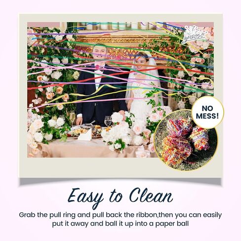 12Pack No Mess Streamers,Color Mix Hand Throw Streamers Poppers,No Mess Confetti Poppers for Wedding,Birthday,Party Celebrations,Graduation,Party Favors Shows in Saudi Arabia