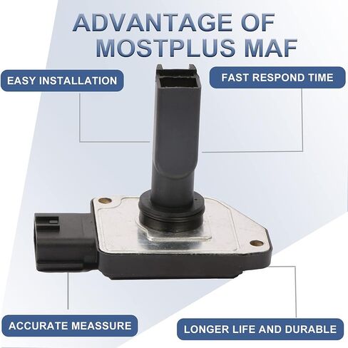 MOSTPLUS Direct Replacement MAF Mass Air Flow Sensor Meter Compatible for Nissan Mercury Ford Xterra Frontier 22680-5J000 in Saudi Arabia