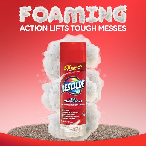 حل - 0-19200-00619-4 0-1920088365 رغوة سجاد ذات حركة مرور عالية تستخدم لتنظيف وتنعيم وإزالة البقع، 132 أونصة، 1.38 رطل (عبوة من 6 قطع) in Kuwait