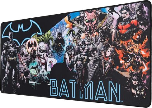 DC Comics Batman XXL Mouse Pad 35 in x 15.7 in - Gift Batman Gaming Desk pad 90 cm x 40 cm - Official Licensed in Saudi Arabia