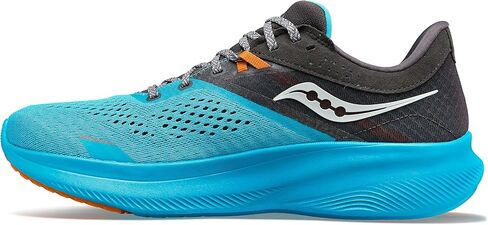 Saucony Women's Ride 16 Sneaker, BLUELIGHT/Black, 7.5 in Saudi Arabia