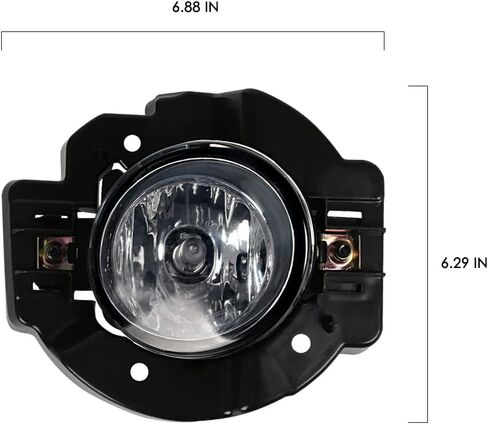 Front Fog Lights For Nissan For March For Micra 2013 2014 2015 2016 Car Front Bumper Fog Light in Saudi Arabia