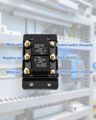 2Pcs 12V Forward and Reverse Relay Module with Terminals Fit for Tarp Winch Trim Snow Plow Lift Motor Replace 5541100 ATP0110 K10746M CH 24452 13994 in Saudi Arabia