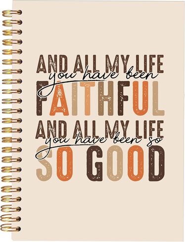 KAOWT Boho Christian Notebook Journal، دفاتر الكتاب المقدس لتدوين الملاحظات، هدايا مسيحية للنساء، مجلة الكتاب المقدس للصلاة، يسوع الطريق الحقيقة الحياة دفتر دوامة غلاف فني 5.5x8.3in in Kuwait