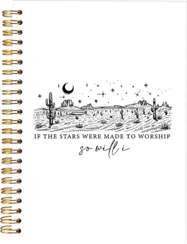 KAOWT Boho Christian Notebook Journal, Bible Notebooks for Note Taking, Christian Gifts for Women, Prayer Scripture Journal, Jesus the Way the Truth the Life Hardcover Spiral Notebook 5.5x8.3in in Kuwait