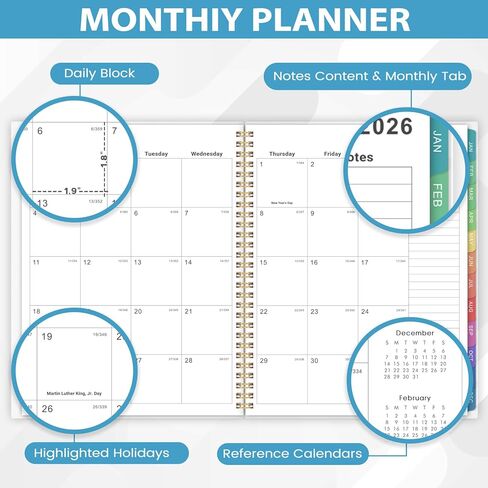 2024-2025 Teacher Planner - July 2024 - June 2025, 8.3'' x 11'', Lesson Planner 2024-2025 with Monthly Tabs, Lesson Planner Book, Weekly & Monthly Lesson Book for Teachers with Inspirational Quotes in Kuwait