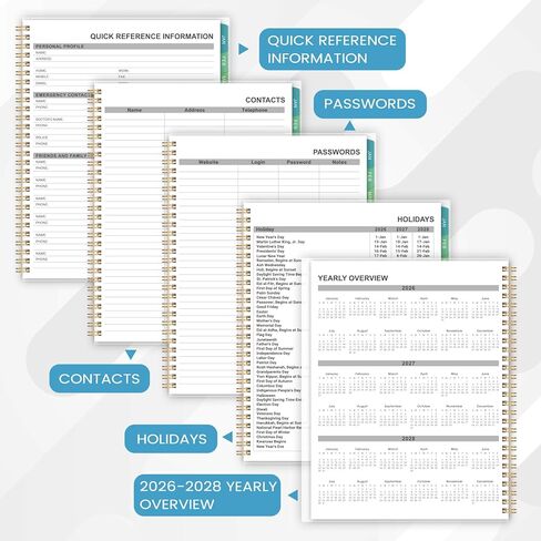 2024-2025 Teacher Planner - July 2024 - June 2025, 8.3'' x 11'', Lesson Planner 2024-2025 with Monthly Tabs, Lesson Planner Book, Weekly & Monthly Lesson Book for Teachers with Inspirational Quotes in Kuwait