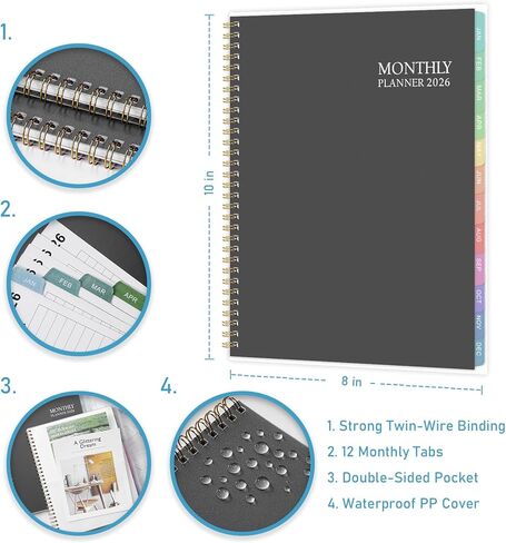 2024-2025 Teacher Planner - July 2024 - June 2025, 8.3'' x 11'', Lesson Planner 2024-2025 with Monthly Tabs, Lesson Planner Book, Weekly & Monthly Lesson Book for Teachers with Inspirational Quotes in Kuwait
