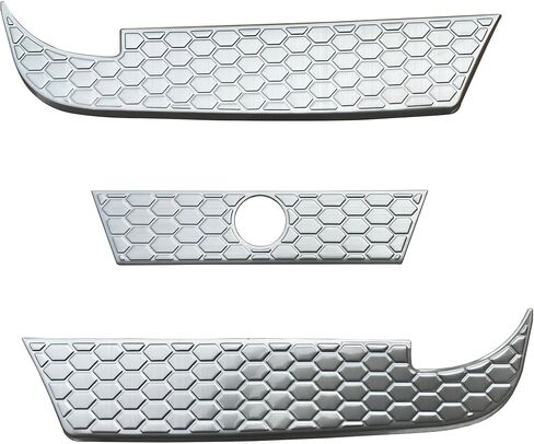 Stainless Steel Rear Bumper Guard Plate for RAM 1500 2500 3500 (2010-2025) - High Gloss Mirror Polished Chrome & Black Bumper Protector,Scratch Resistant Trim(Silver Chrome) in Saudi Arabia