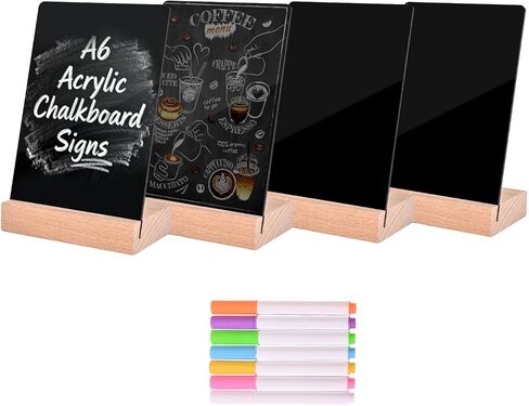 40 Pack Food Labels for Party Buffet - Mini Chalkboard Signs - Food Tags for Party Buffet - Catering Supplies Buffet Display, 3x4 Inches, Easy to Write and Wipe in Saudi Arabia