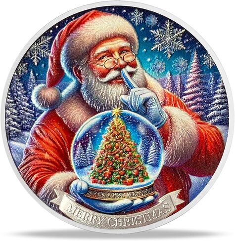 تحدي عملة عيد الميلاد - قزم عيد الميلاد تحدي الرنة المنقوش بشكل رائع زينة عيد الميلاد in Kuwait