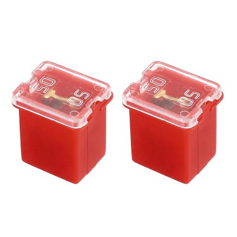 MECCANIXITY 2 Pcs Cartridge Fuse, 48VDC 20A Low Profile Terminal Automotive Assortment Case Fuse for Car, Truck, RV, Boats in Saudi Arabia