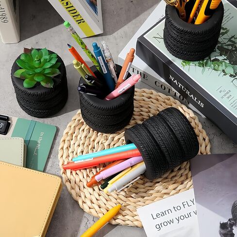 Adorable Cartoons Pencil Holders - Multifunctional Desktop Organizers (Football) in Saudi Arabia