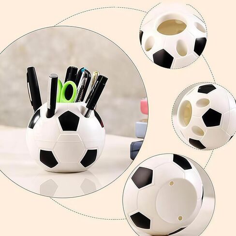 Adorable Cartoons Pencil Holders - Multifunctional Desktop Organizers (Football) in Saudi Arabia