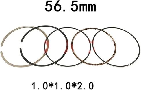 Motorcycle 56.5 mm Piston Pin 15 mm Ring 1.0 * 1.0 * 2.0 mm Set For CG125 CG 125 Euro(Only ring) in Saudi Arabia