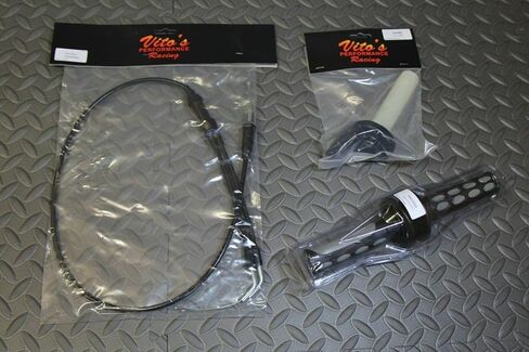 VITO's Banshee fits Mikuni carb twist throttle setup + grips + cable 1987-2006 in Saudi Arabia
