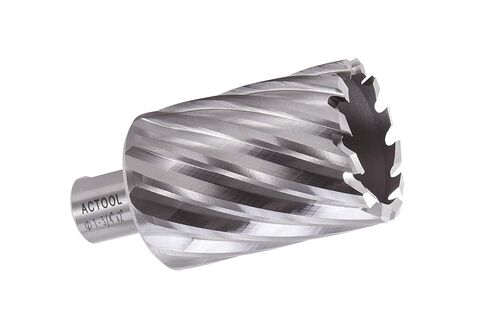 ACTOOL 1-1/8 بوصة قطر × 2 بوصة عمق القطع HSS ANNULAR Cutter مع 3/4 بوصة Weldon Shank in Kuwait