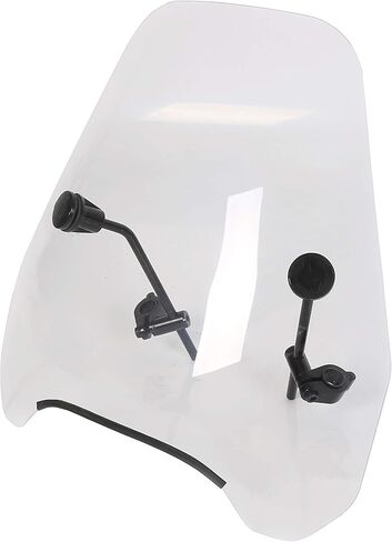 Universal 15" Clear Motorcycle Windshield Compatible With Harley Davidson Dyna Sportster Glide Softail for Honda Yamaha Suzuki in Saudi Arabia