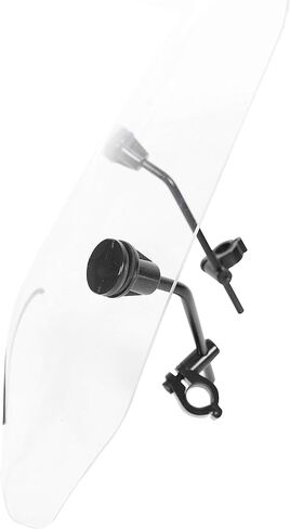 Universal 15" Clear Motorcycle Windshield Compatible With Harley Davidson Dyna Sportster Glide Softail for Honda Yamaha Suzuki in Saudi Arabia