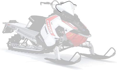 Polaris 2881054 13" White Deep Snow Mid Windshield Axys Rush Switchback Titan RMK SKS Snowmobile OEM in Saudi Arabia