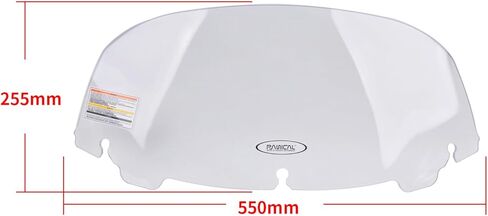 Panical Motorcycle for Harley Windshield Grand 2014-2024 Glide Flagship Street Glide Electra Ultra Cvo With Hard Anti Fog PC (7 inch Transparent Style) in Saudi Arabia