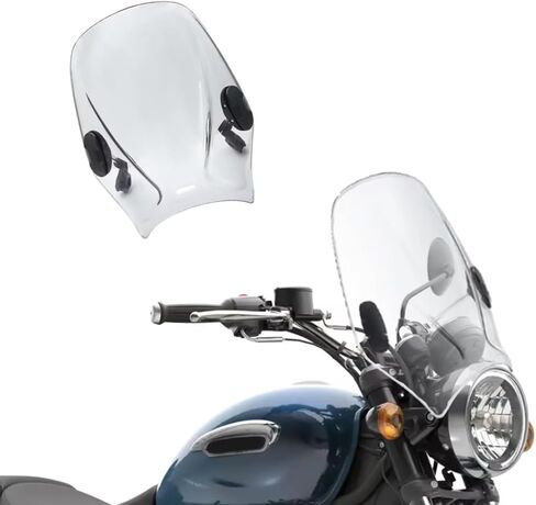 FOR Interceptor 650 2024 2023 Accessories Windshields Front windshields Motorcycle raised front windshields Rainproof windshields Interceptor 650 windshields (white) in Kuwait