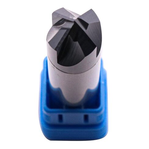 BestParts High Performance Solid Carbide End Mill, Chamfer Mill - Double End - AlTiN Coated, 4 Flute, 90° Chamfer Angle, 1/2" Cutting Diameter, 1/2" Shank Diameter, 3" Overall Length in Kuwait