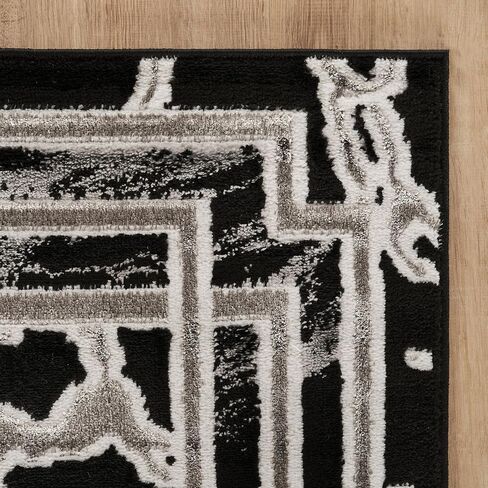 GLORY RUGS Area Rugs Marble 5x7 Cream Gold Carpet Modern Abstract Rug Living Room Dining Bedroom Rug in Kuwait