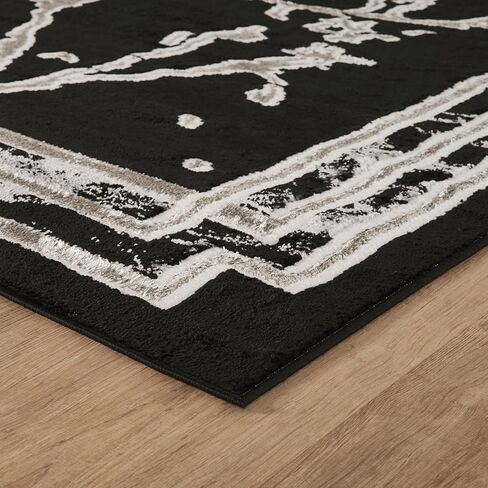 GLORY RUGS Area Rugs Marble 5x7 Cream Gold Carpet Modern Abstract Rug Living Room Dining Bedroom Rug in Kuwait